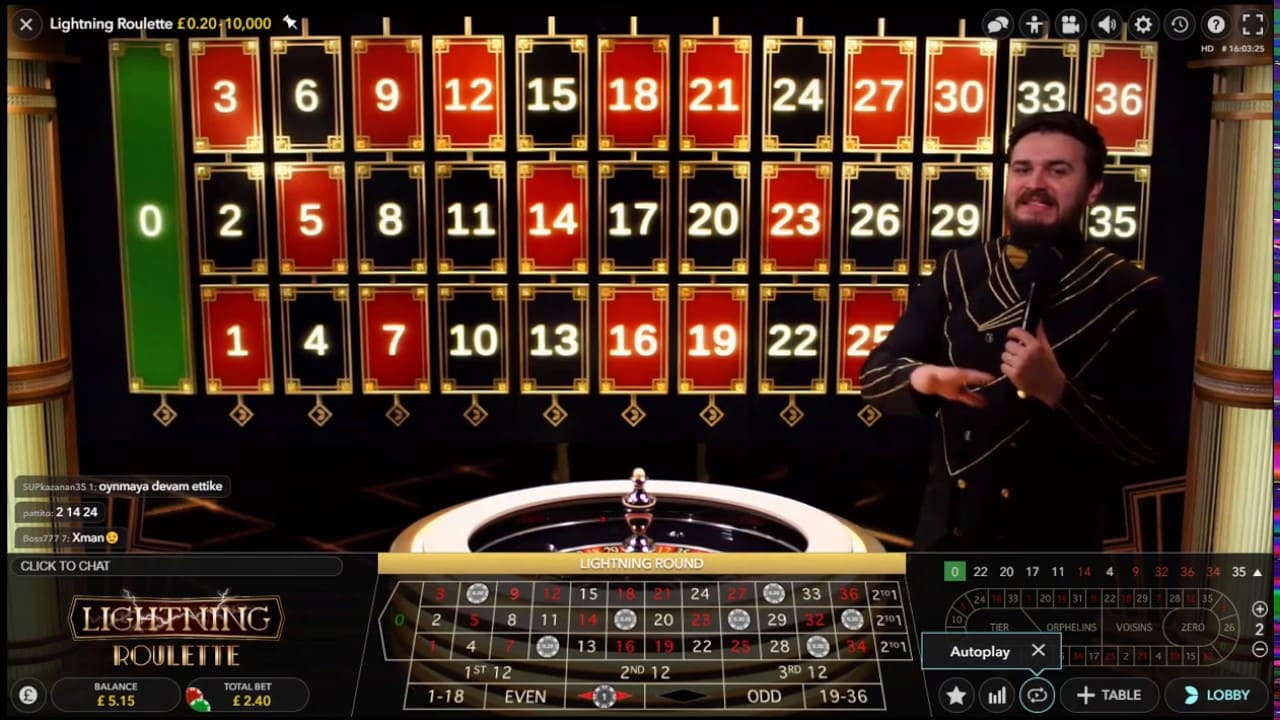 Lightning Roulette casino